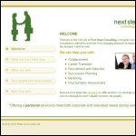 Screen shot of the Steps Consulting Ltd website.