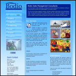 Screen shot of the Bodio Ltd website.
