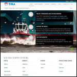 Screen shot of the Tiba International Ltd website.