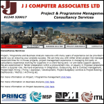 Screen shot of the J J Computer Associates Ltd website.