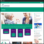 Screen shot of the Swindon Carers Centre website.