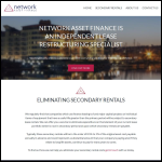 Screen shot of the Network Asset Finance Ltd website.