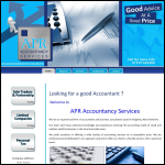 Screen shot of the Accountancy Payroll Services Ltd website.