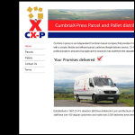 Screen shot of the Cumbria X-press Ltd website.