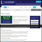 Screen shot of the Allen Estates Ltd website.