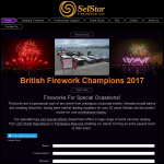 Screen shot of the Fireworks Ltd website.