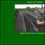 Screen shot of the Class 107 Ltd website.