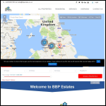 Screen shot of the B.P. Estates Ltd website.