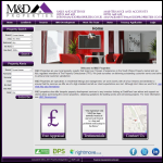 Screen shot of the D A M Properties Ltd website.