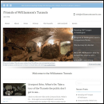 Screen shot of the Friends of Williamson's Tunnels website.