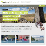 Screen shot of the Nurture Cumbria Ltd website.