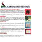 Screen shot of the Windmill Distribution Ltd website.