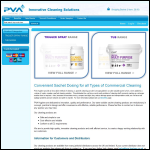 Screen shot of the Pva Hygiene Ltd website.