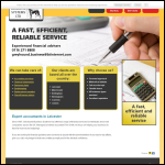 Screen shot of the Greyhound Business Systems Ltd website.