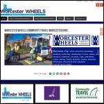 Screen shot of the Worcester Volunteer Centre website.