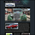 Screen shot of the Clee Auto Centre Ltd website.