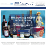 Screen shot of the Breakaway Effects Ltd website.