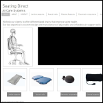 Screen shot of the Seating Direct Ltd website.