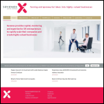 Screen shot of the Sevenex Ltd website.