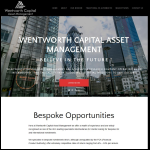 Screen shot of the Wentworth Capital Ltd website.