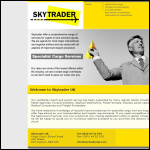 Screen shot of the Skytrader Ltd website.