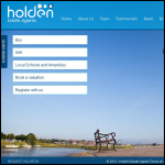 Screen shot of the Holden Matthews Estate Agents Ltd website.