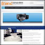 Screen shot of the Friend Computers Ltd website.