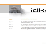 Screen shot of the Idk Software Ltd website.
