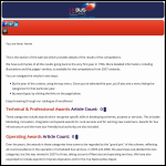 Screen shot of the The Bus Industry Awards Ltd website.