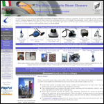 Screen shot of the Vapourtek Dry Steam Systems Ltd website.
