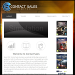 Screen shot of the Contact Sales Ltd website.
