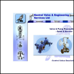 Screen shot of the Kestrel Valve & Engineering Services Ltd website.