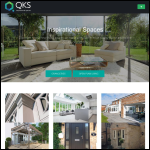 Screen shot of the Qks Home Improvements Ltd website.
