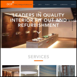 Screen shot of the Dulley Ceilings & Partitions Ltd website.