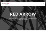 Screen shot of the Red Arrow Software Ltd website.