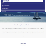 Screen shot of the Headway Investments website.