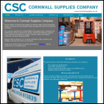 Screen shot of the Cornwall Bar Supplies Ltd website.