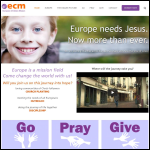 Screen shot of the European Christian Mission (International) website.