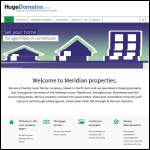 Screen shot of the Meridian Property Corporation Ltd website.