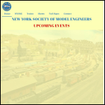 Screen shot of the Bournemouth & District Society of Model Engineers website.