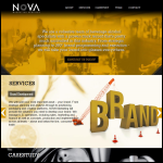 Screen shot of the Nova Marketing Consultancy Ltd website.