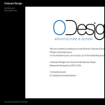 Screen shot of the Oulsnam Design Ltd website.