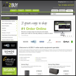 Screen shot of the Av2buy Ltd website.