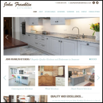 Screen shot of the John Franklin Kitchens Ltd website.
