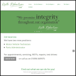 Screen shot of the Robertson Cooper Ltd website.