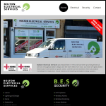 Screen shot of the Howarth Electrical Contractors Ltd website.