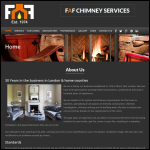 Screen shot of the F.A.F. Chimney Services Ltd website.