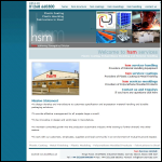 Screen shot of the H S M Services Ltd website.