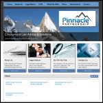 Screen shot of the Pinnacle Partnerships Ltd website.