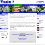 Screen shot of the Wheatley M & E Services Ltd website.
